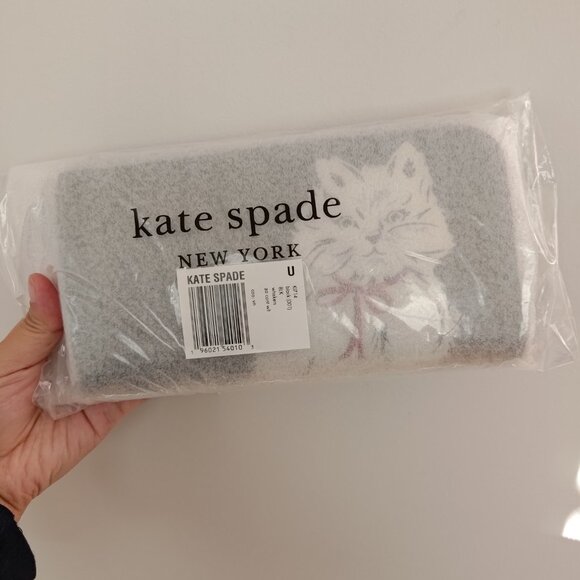 Kate Spade Women's Whiskers Saffiano Leather Zip Around Continental Wallet KI714 - Picture 6 of 7